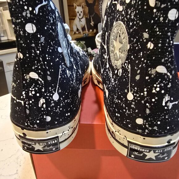 Converse Chuck Taylor All Star 70 High Men Sz 12 Paint Splatter A01171C NEW RARE - Picture 5 of 11